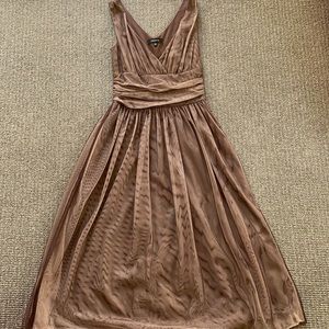 Beautiful brown tulle dress by Arden B.